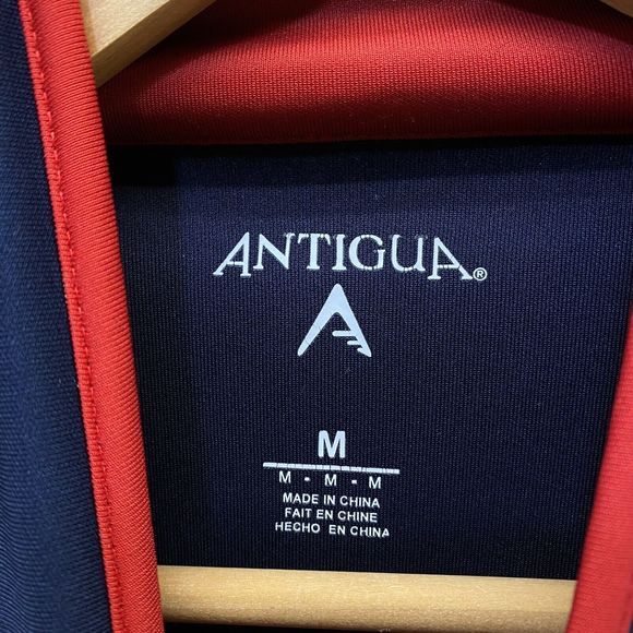 Chicago Cubs MLB Antigua Jacket Baseball 1/2 Zip Coat - Picture 6 of 7